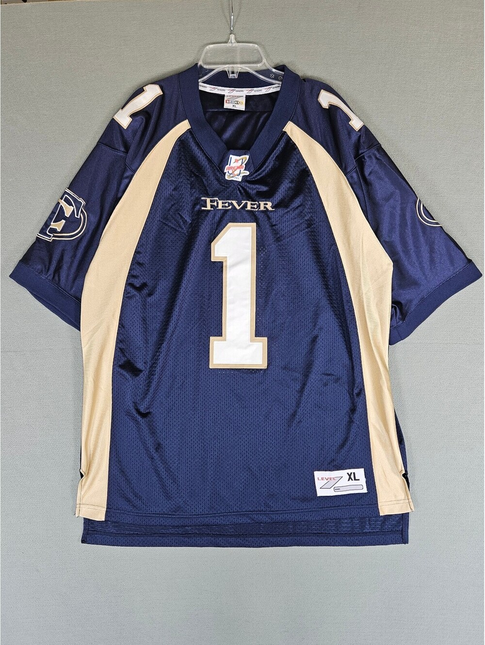 Level Sports Men Tri-Cities Fever Arena Football Jersey XL